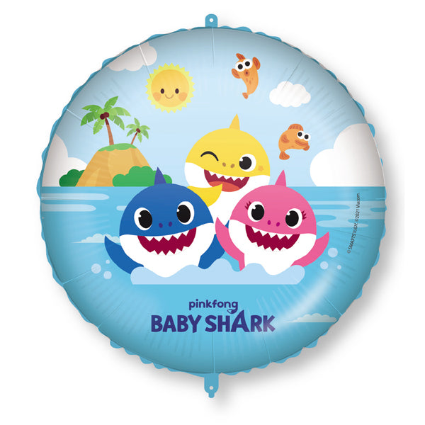 18 inch Baby Shark Ocean Foil Balloon