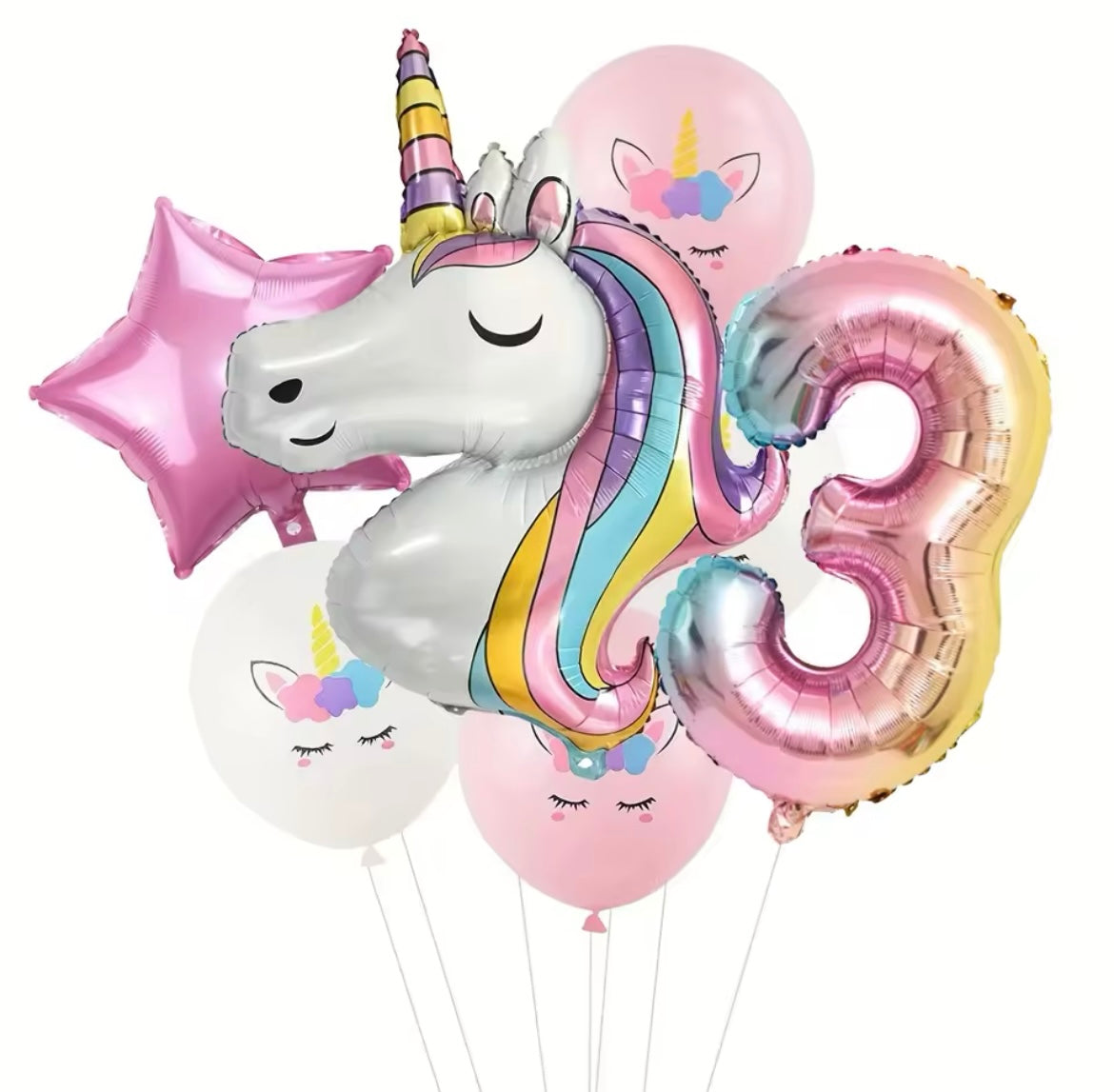 Unicorn Balloon Set