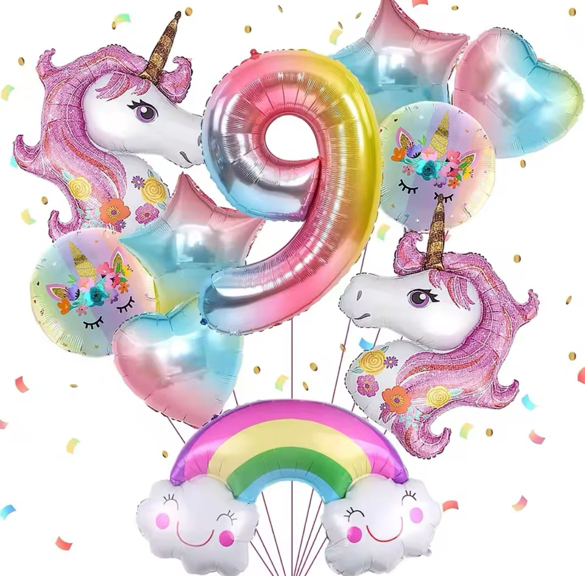 Unicorn Party Balloon Set (10pieces)