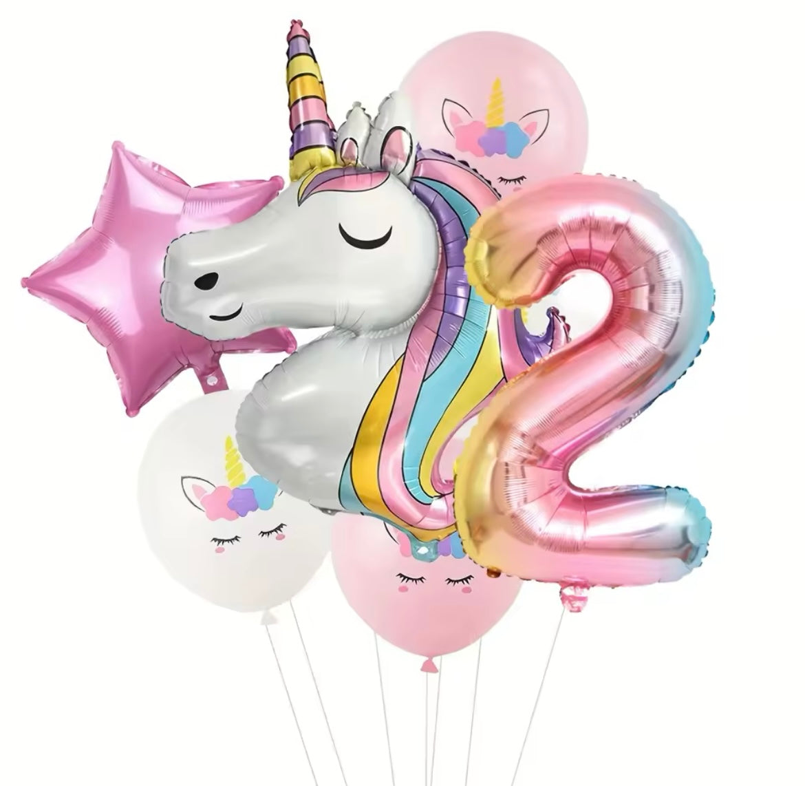 Unicorn Balloon Set