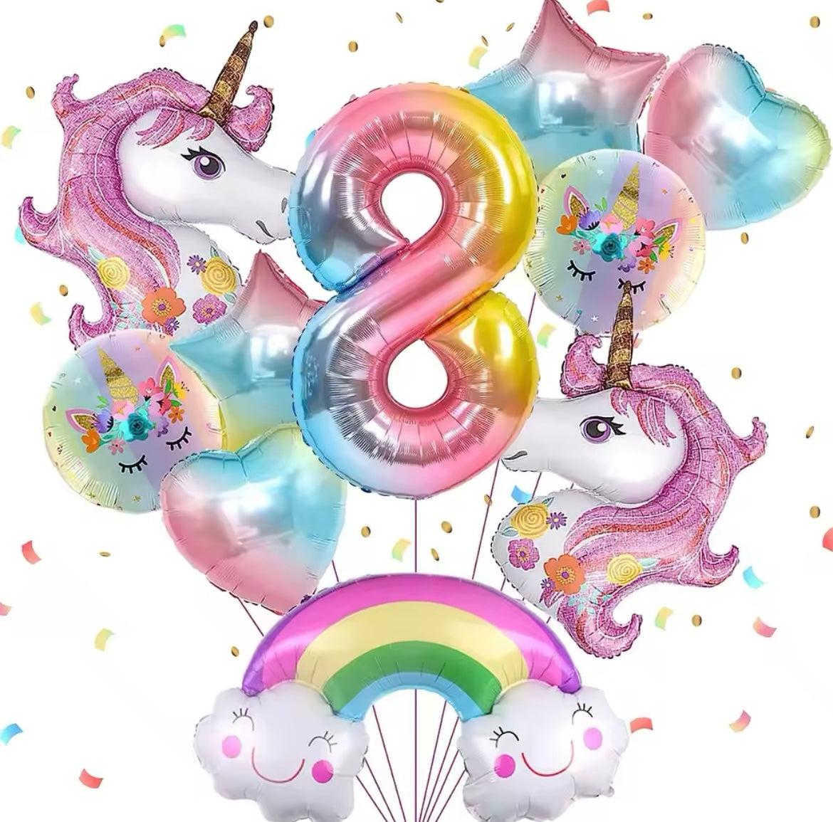 Unicorn Party Balloon Set (10pieces)