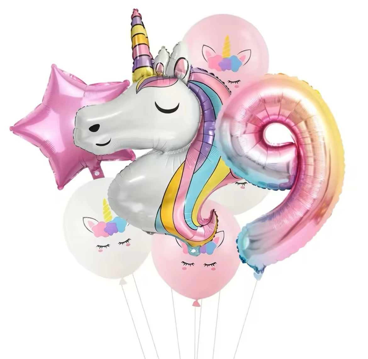 Unicorn Balloon Set