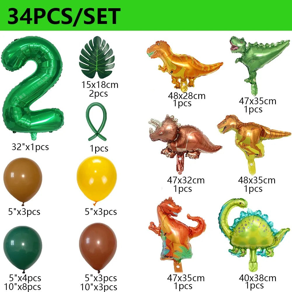 Dinosaur Party Dinosaur Balloon Set