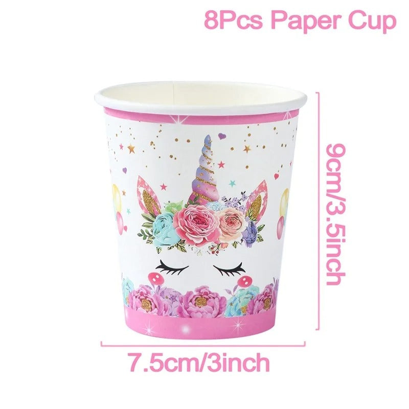 Unicorn Party Complete Tableware Set