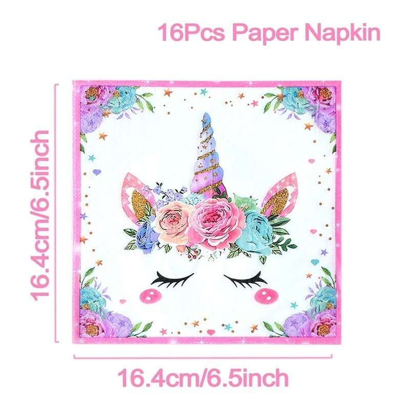 Unicorn Party Complete Tableware Set