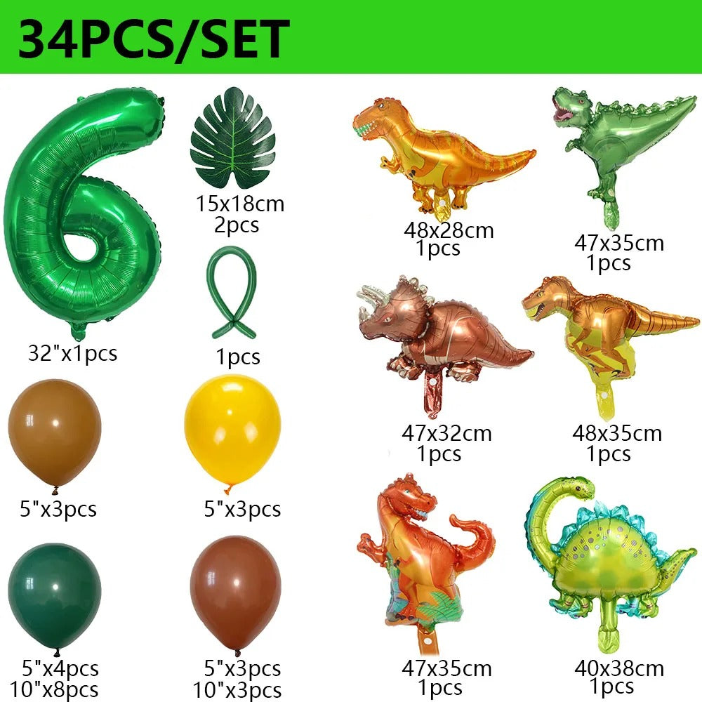 Dinosaur Party Dinosaur Balloon Set