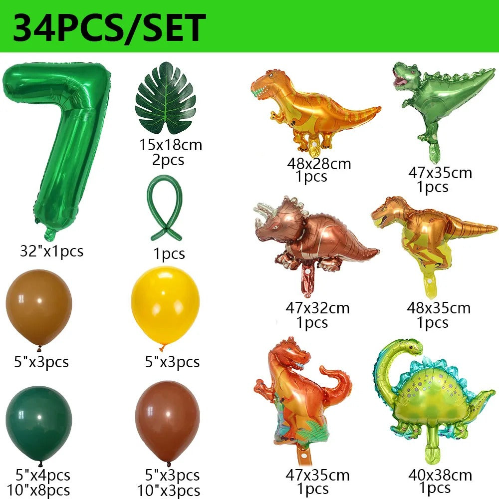 Dinosaur Party Dinosaur Balloon Set
