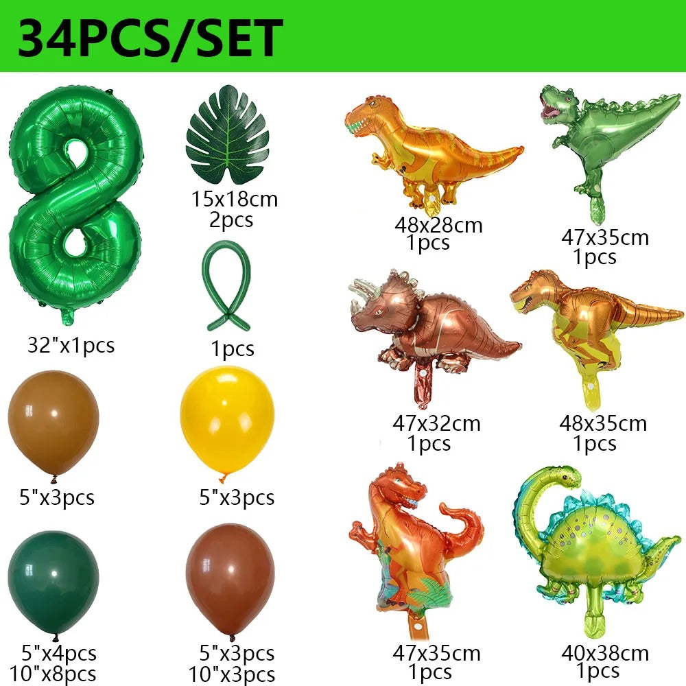 Dinosaur Party Dinosaur Balloon Set