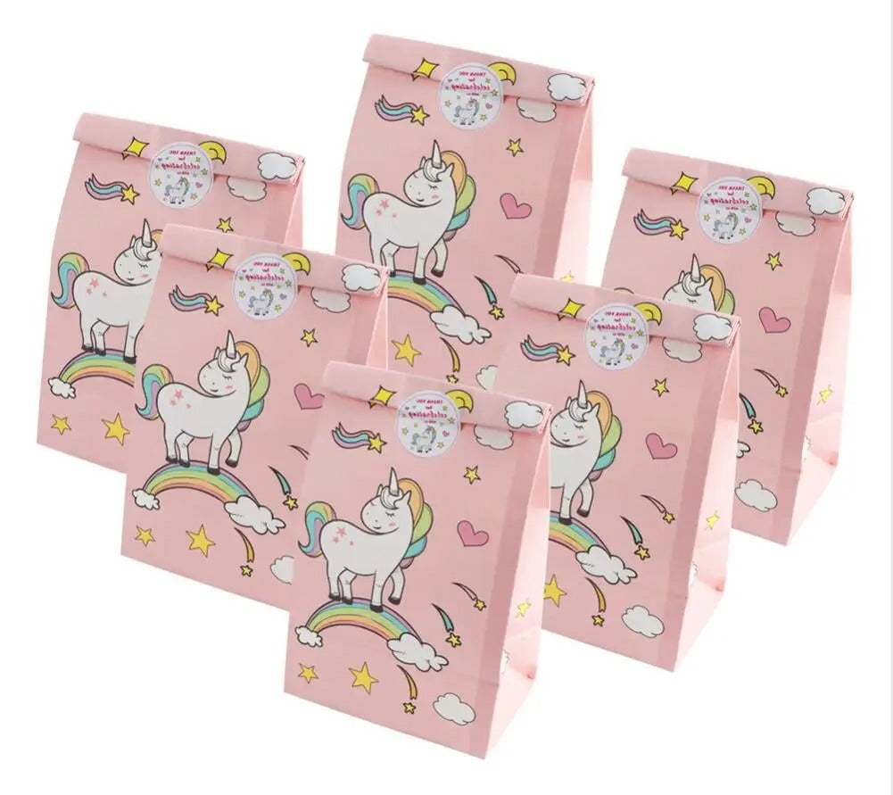 Unicorn Party Unicorn Paper Party/Sweet Bags (12 pack)