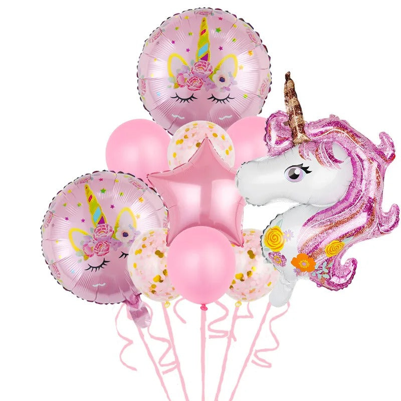 Unicorn Party Unicorn Balloon Sets (10 pieces)
