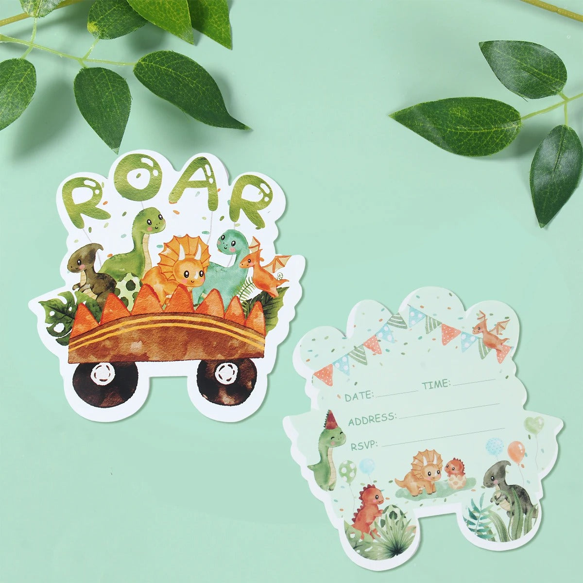 Dinosaur Party Invitations