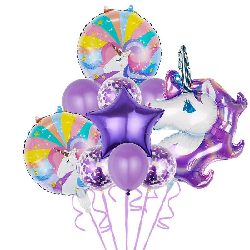 Unicorn Party Unicorn Balloon Sets (10 pieces)