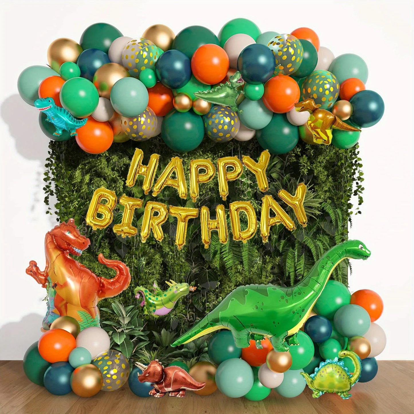 Dinosaur Party Dinosaur Balloon Arch Set (154 pieces)