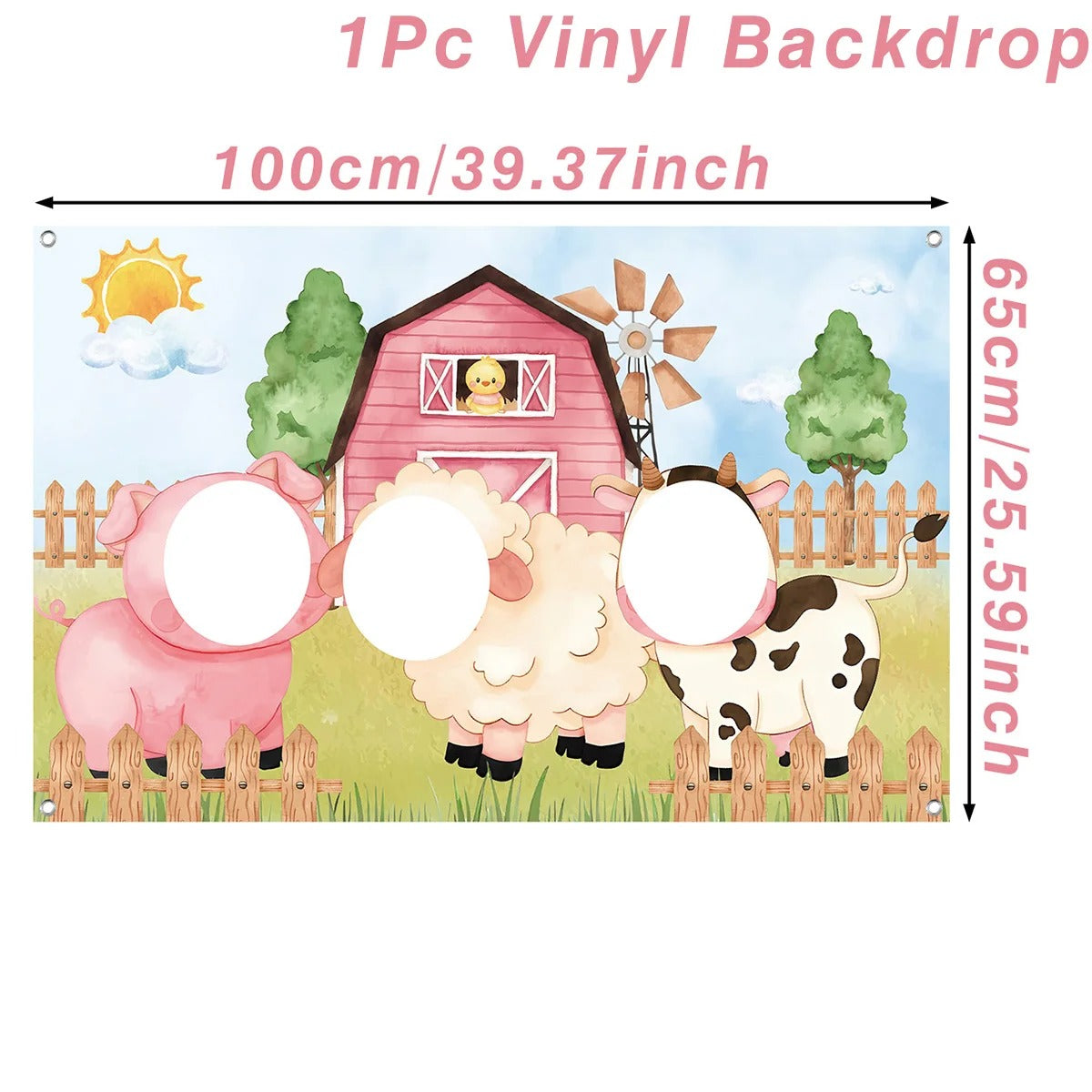 Farm Animals Party Farm Animals Photo Cut out Background