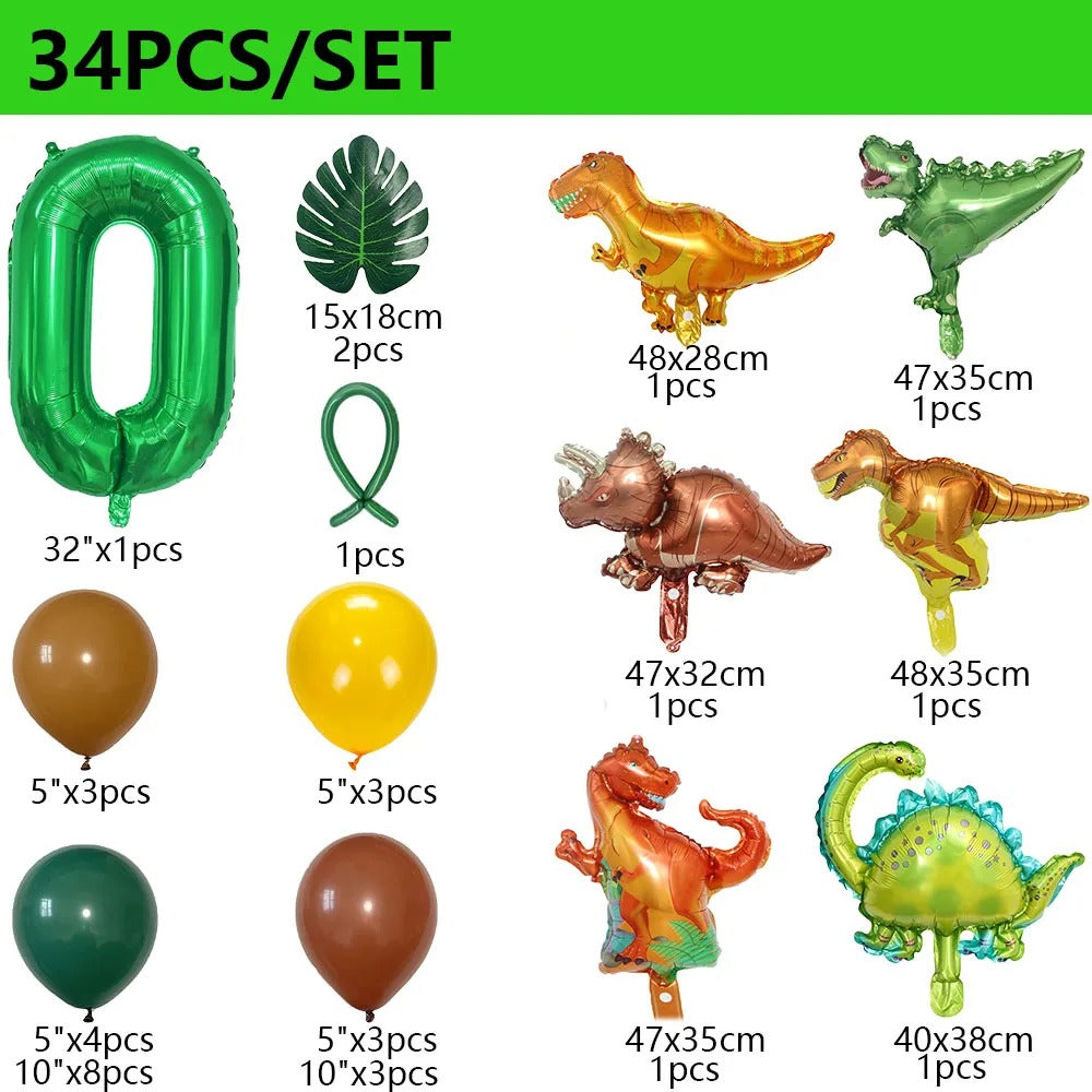 Dinosaur Party Dinosaur Balloon Set