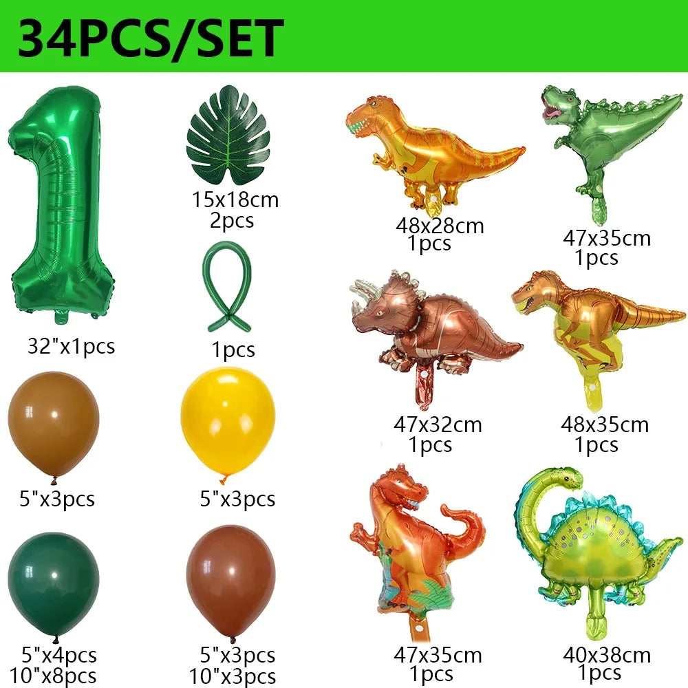 Dinosaur Party Dinosaur Balloon Set