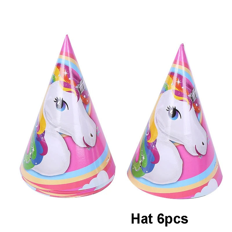 Unicorn Party The Pink Rainbow Complete Party Set 
