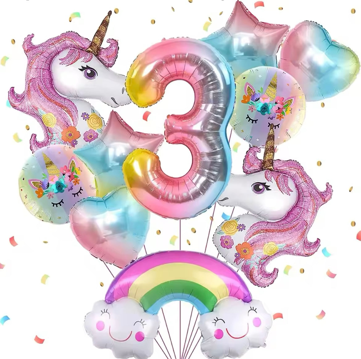 Unicorn Party Balloon Set (10pieces)