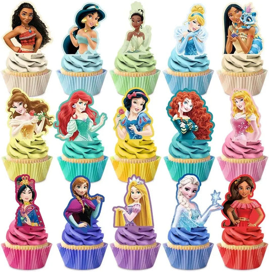 Princess Party Disney Princess Cupcake Toppers