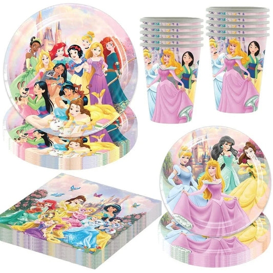 Princess Party Disney Princess Tableware Set