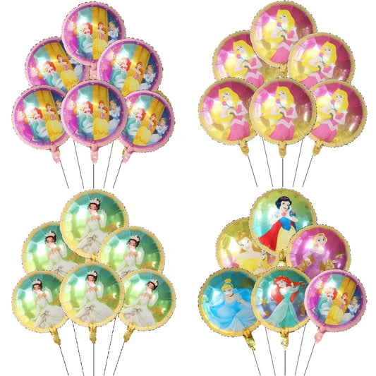 Disney Princess Party Foil Balloon Set (6)