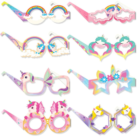 Unicorn Party Unicorn Paper Glasses