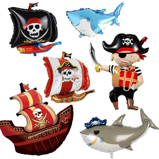 Pirate Party Foil Balloons