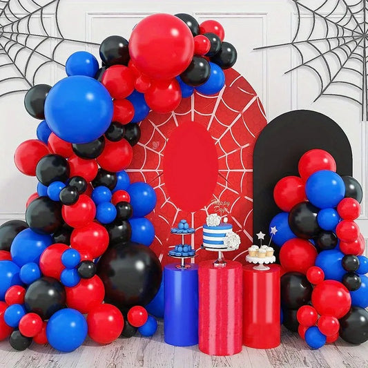 Superhero Party Spiderman Themed DIY Balloon Arch (95 piece set)