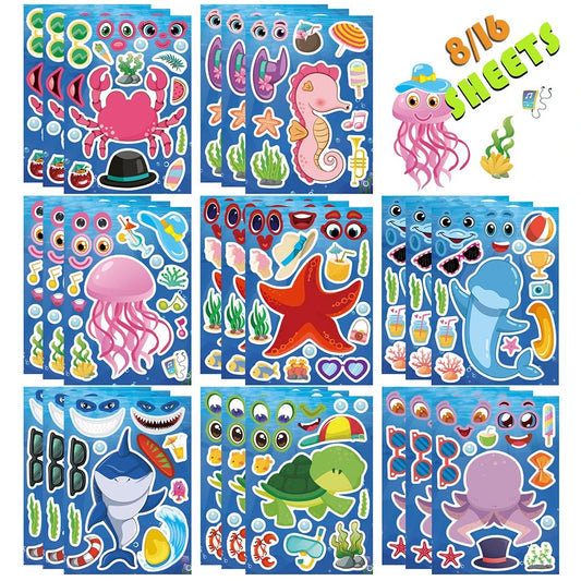 Under The Sea Party Ocean Themed Puzzles Party Favours