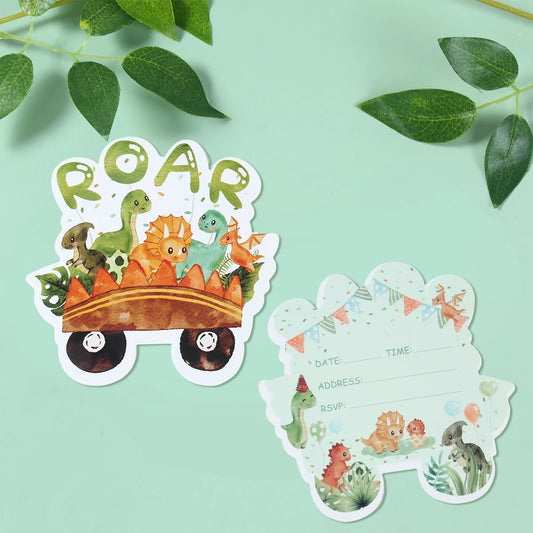 Dinosaur Party Invitations