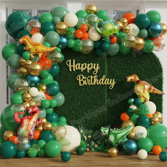 Dinosaur Party Ultimate DIY Balloon Arch (139 pieces)