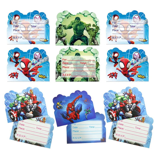 Superhero Party The Hulk Party Invitations