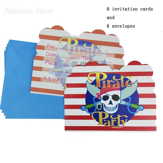 Pirate Party Invitations