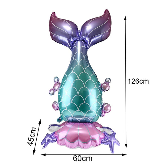 Mermaid Party Standalone Mermaid Tail Balloon