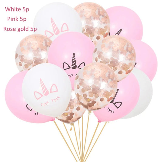 Unicorn Party Balloons (15 pack)