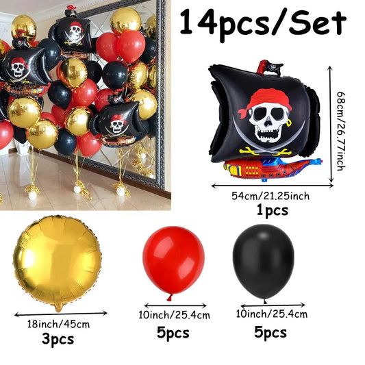 Pirate Party 14 Piece Balloon Set