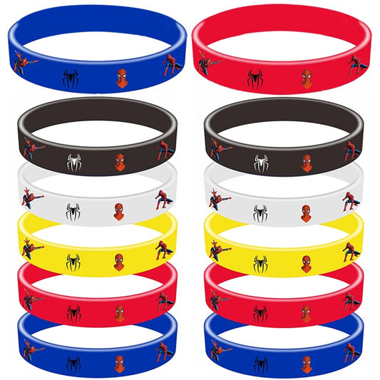 Superhero Party Spiderman Silicone Bands Party Favours