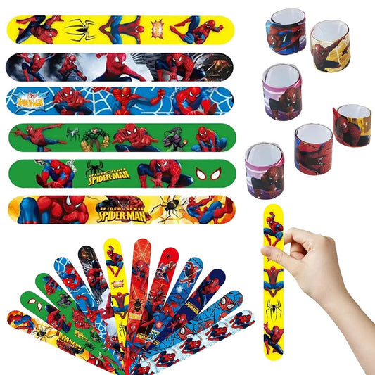Superhero Party Spiderman Snap Bands Party Favours