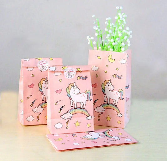 Unicorn Party Unicorn Paper Party/Sweet Bags (12 pack)