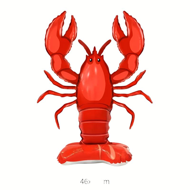 Under The Sea Party Ocean Animals Lobster Standalone Foil Balloon
