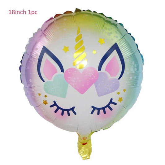 Unicorn Party Angelcorn Round Foil Balloon